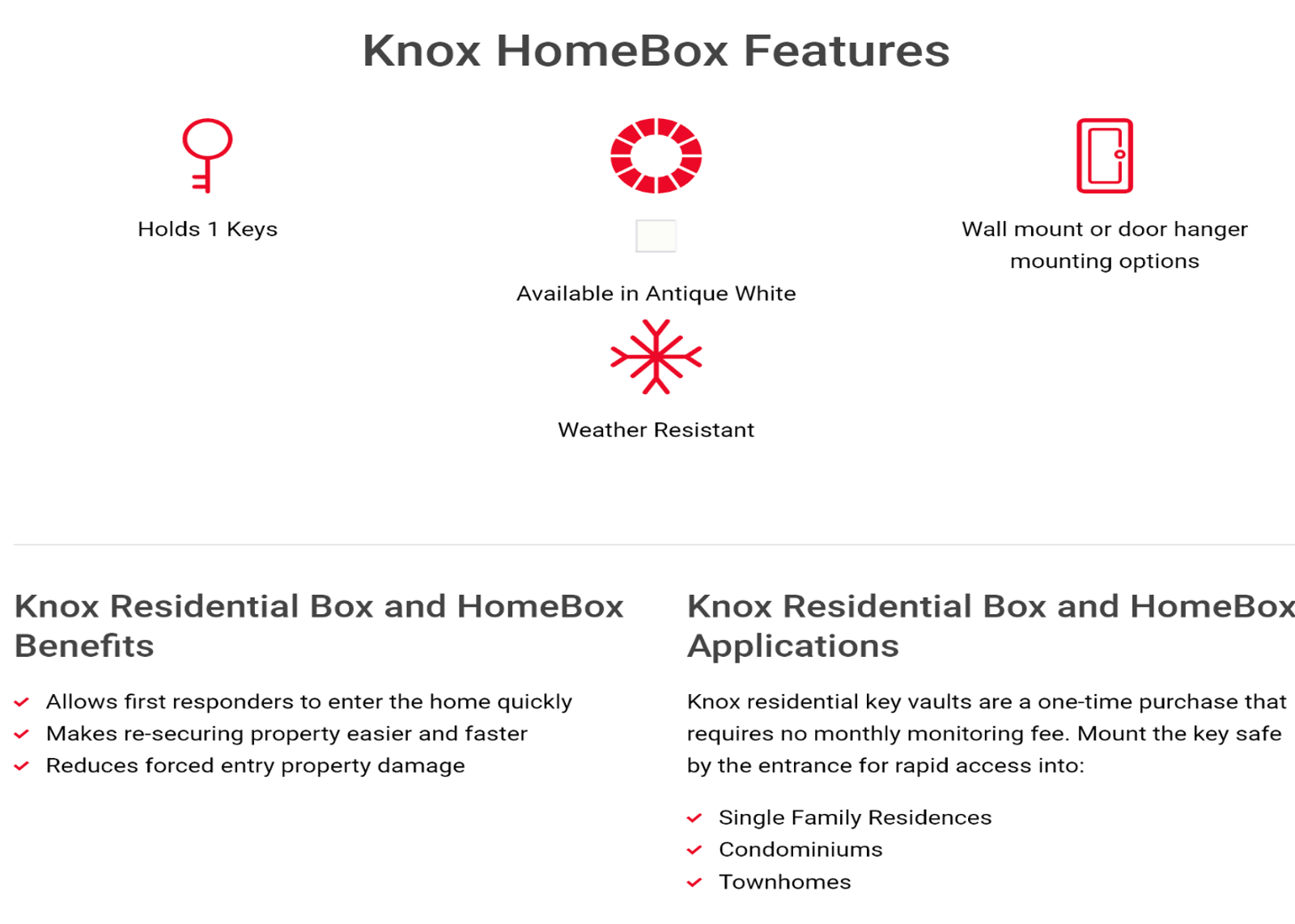 Knoxbox Features